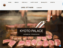 Tablet Screenshot of kyotopalace.com